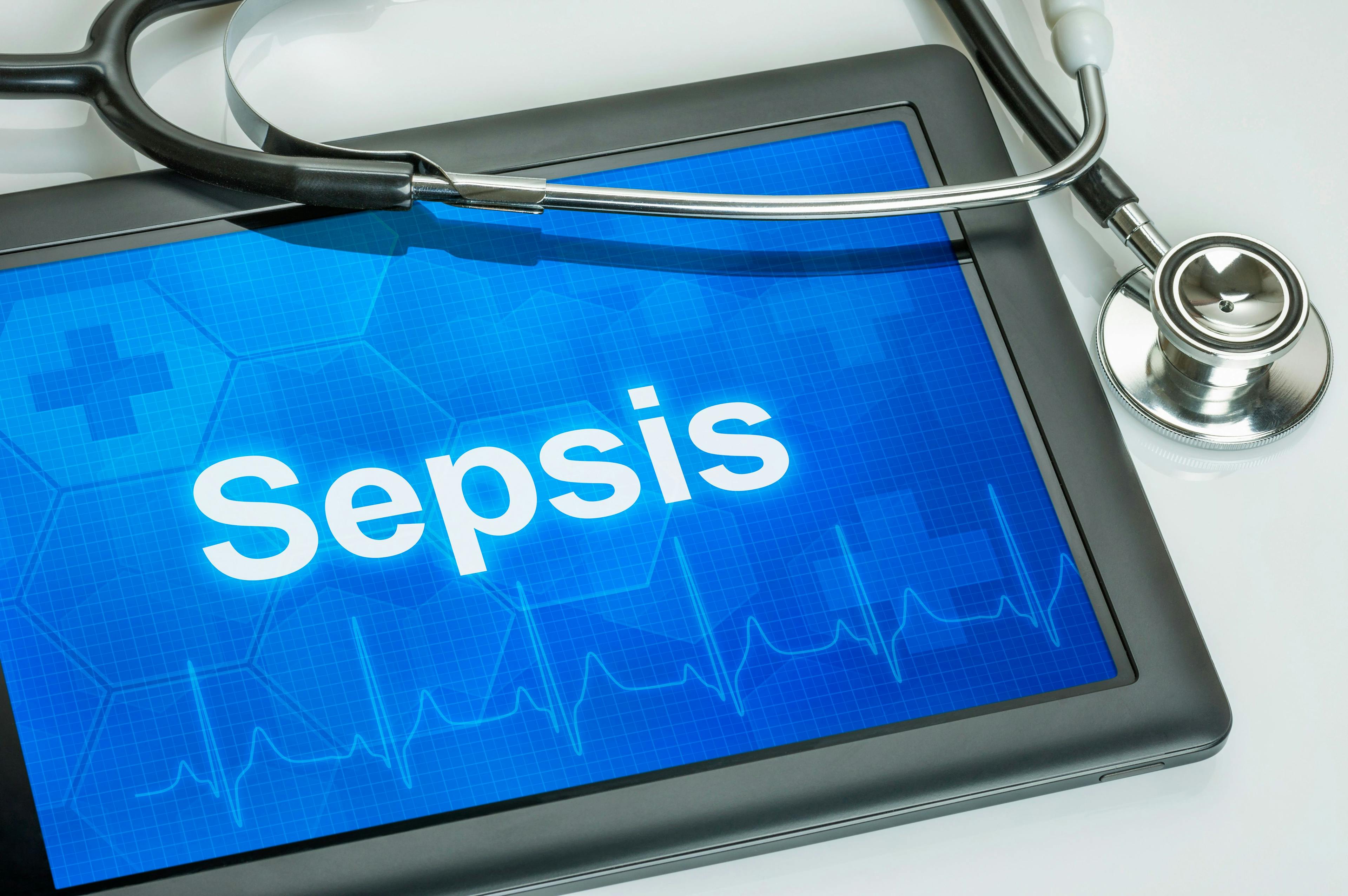 tablet that says sepsis